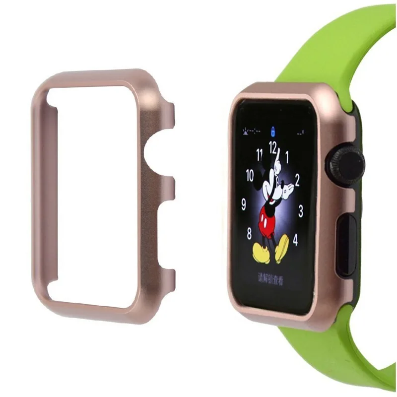 Frame Protective Case For Apple Watch Series 1 2 3 38mm 42mm Luxury Cover Shell Perfect Match 38 42 mm Bumper Black Sliver Gold | Наручные