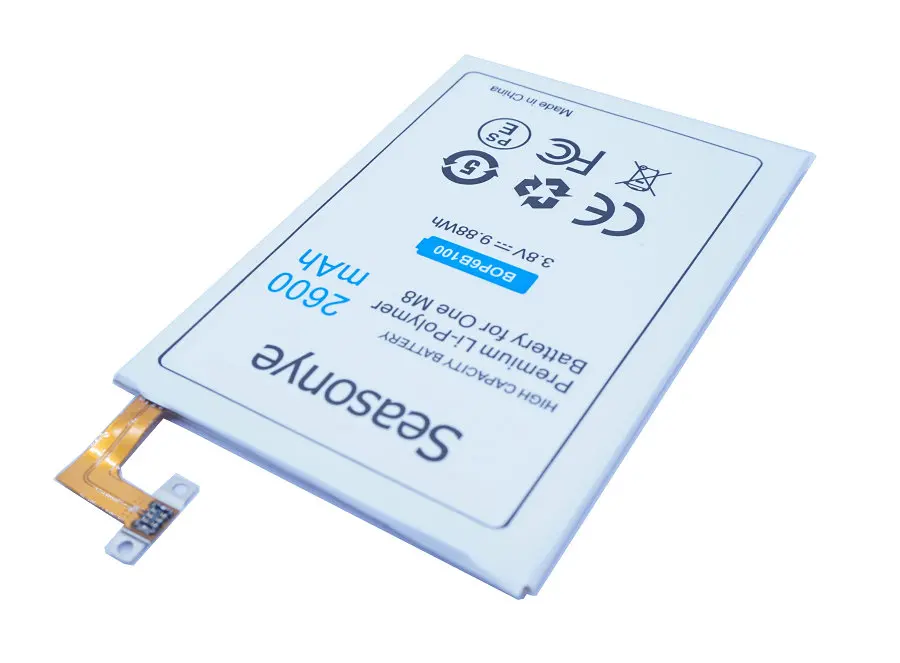 Seasonye 2 шт./лот 2600 мАч B0P6B100 / 35H00214-00M Сменный аккумулятор для HTC ONE M8 Ace M8x One Max plus W8 E8 M8T