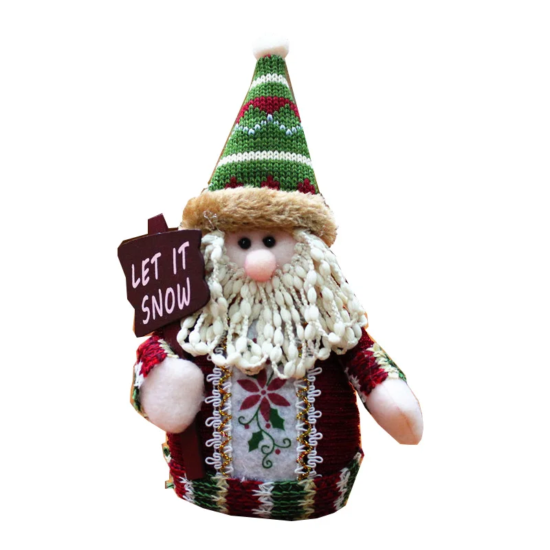 

Высокое Качество Санта снеговик рождественские украшения статуэтки украшения для украшения дома рождественские подарки на фестиваль