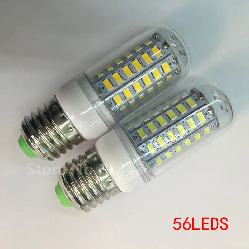 4 шт. светодиодные лампы E27 5730 в 220 В 24/36/48 Светодиодный 56/69/110|5730 e27|smd e27e27 220v |