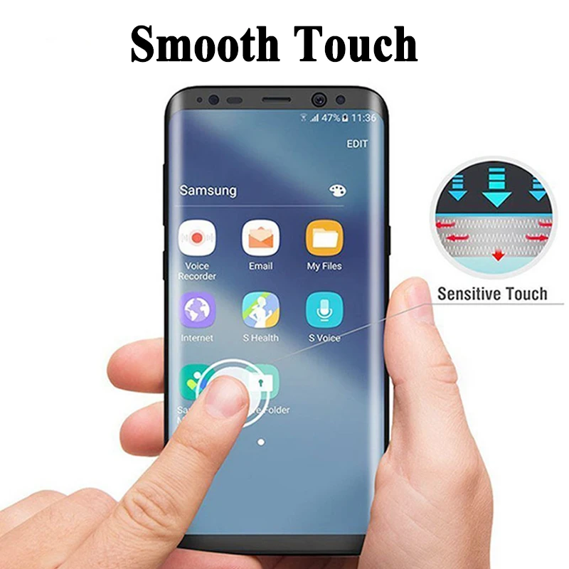 3D полное покрытие для Samsung Note 9 Защитное стекло экрана на Galaxy S8 S9 Plus S 8 защитное Note8