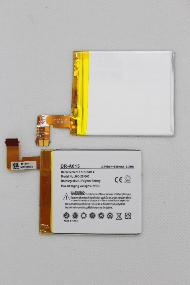 5 шт./лот ISUNOO DR-A015 890 мАч батарея для Kindle 4 6 D01100 515-1058-01 MC-265360 S2011-001-S | Мобильные