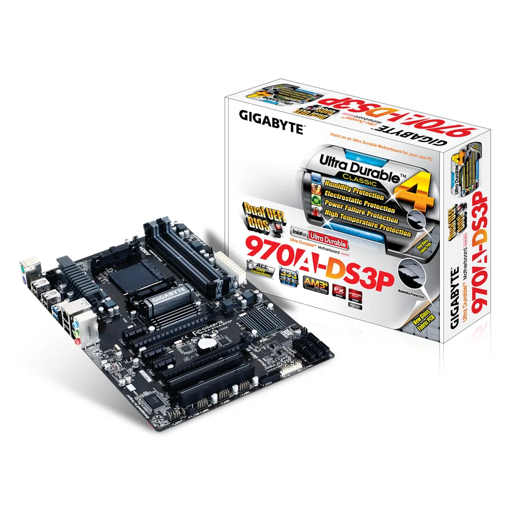 Gigabyte GA 970A DS3P DDR3 SDRAM DIMM 1066 1333 1600 1866 2000 мГц 1 5 В 32 ГБ AMD|Карты памяти| |