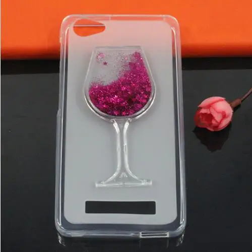 Rose Red Чехол для Philips Xenium s326, блестящий, жидкий, мягкий, Tpu, чехол для телефона s, для Philips S326, задняя крышка, капа, Fundas - Цвет: Rose Red