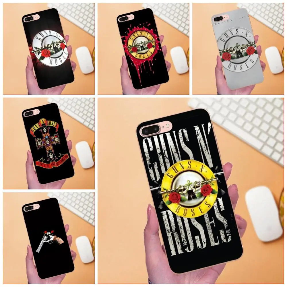 Для Xiaomi Redmi Note 2 3S 4 4A 4X5 5A 6 6A Pro Plus мягкие ТПУ чехлы накладки Guns N Roses|Чехлы-накладки| |