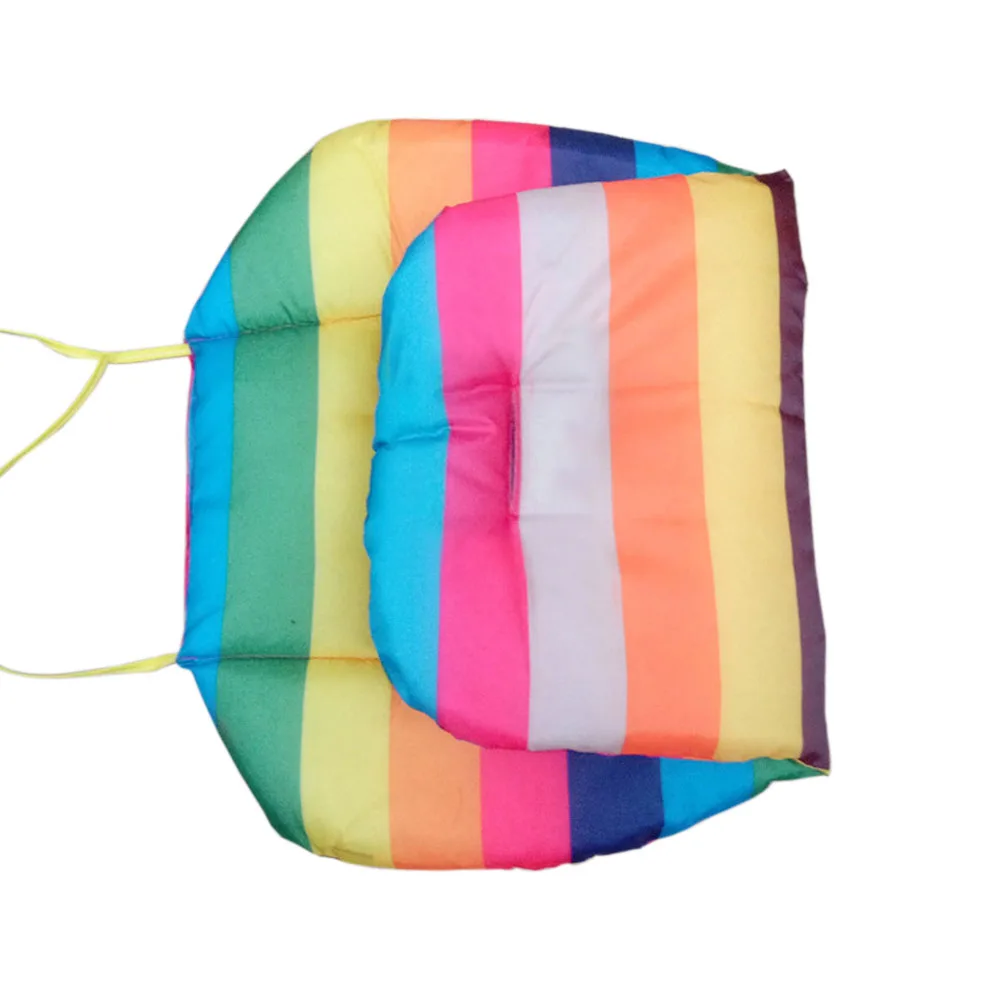 Soft Thick Pram Cushion Chair BB Car Umbrella Cart Seat Pad Cotton Striped Liner Infant Stroller Mat For Baby Kids M09 | Мать и ребенок