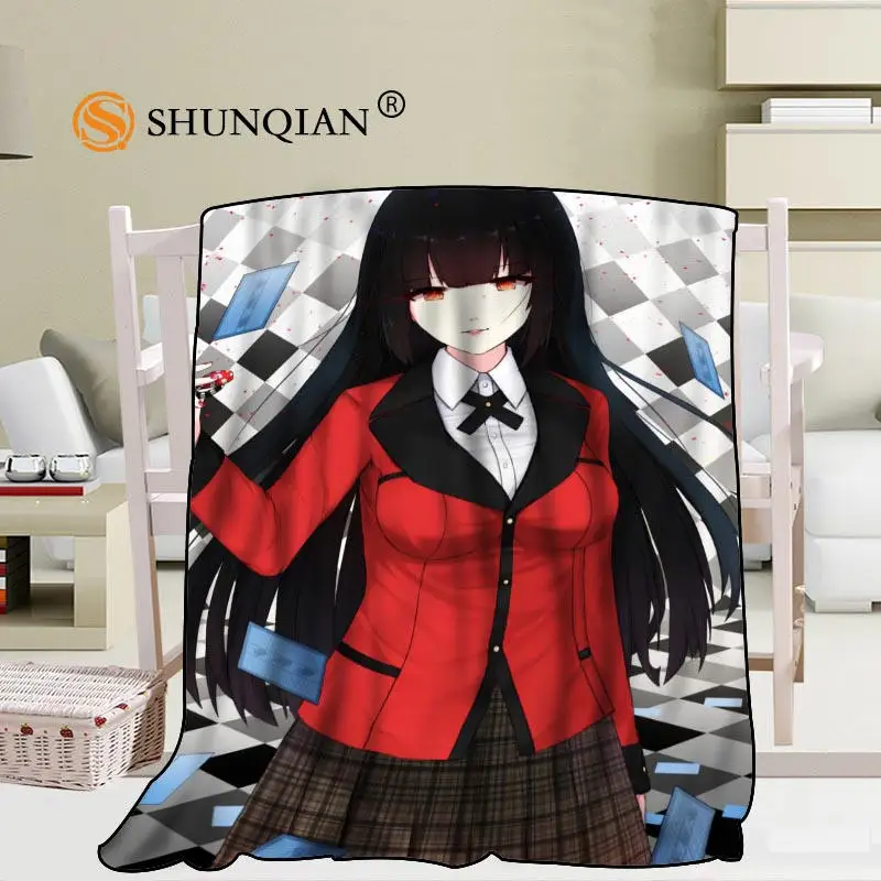 10 Kakegurui аниме одеяло смешанная ткань 56x80 дюймов 50X60 дюймов 40X50 дюймов диван кровать пледы одеяло ребенок взрослый теплое одеяло - Цвет: 10