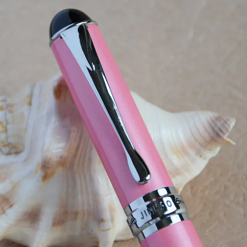 JINHAO X750 Исполнительный розовый перьевая ручка 0 7 мм Средний наконечник
