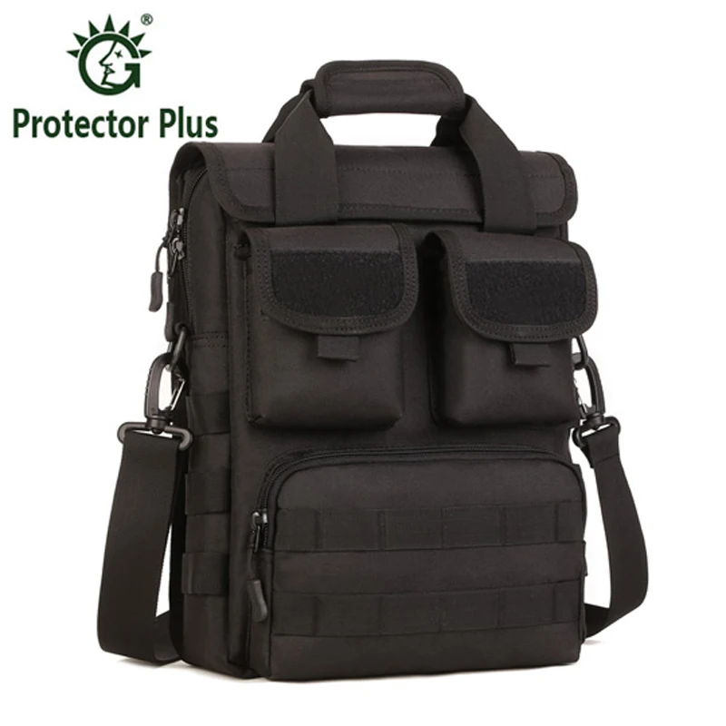 Tactics Messenger Bags Durable 1000D Nylon Bag Shoulder Hand Huntings Molle Military + 3 Small Pouches | Спорт и развлечения