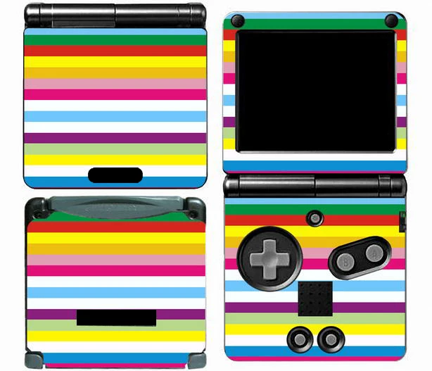 Радужная 008 виниловая Защитная Наклейка для Nintendo GameBoy Advance GBA SP скины наклейки s |