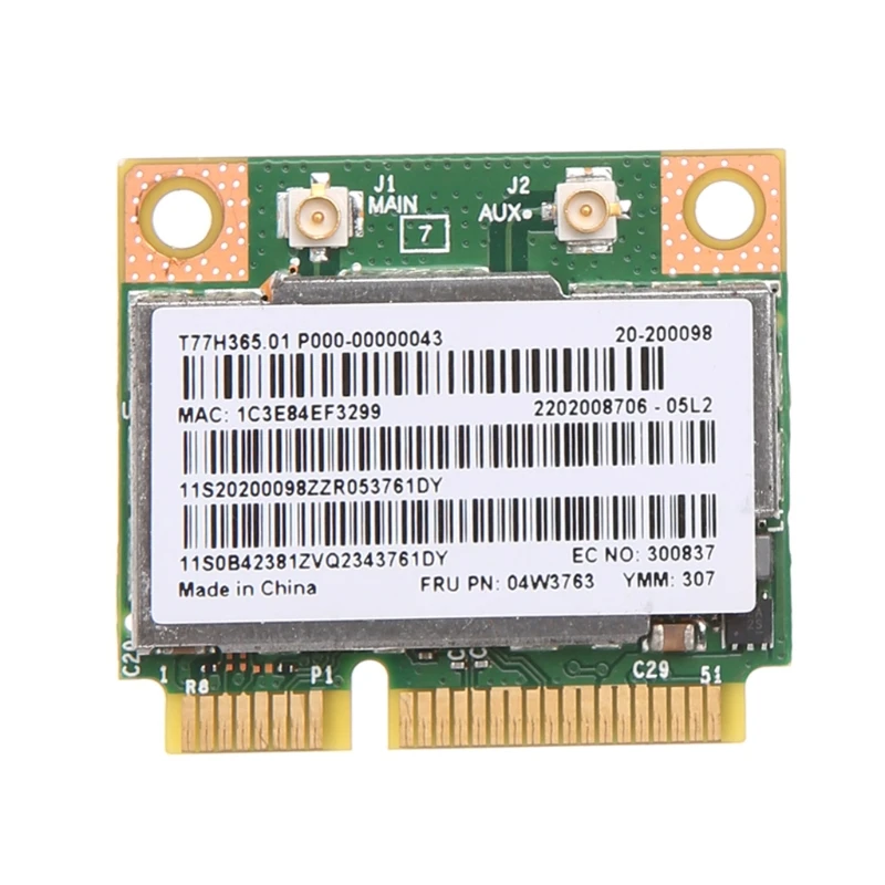 Беспроводная Wi Fi карта BCM943228HMB Bluetooth 4 0 Half Mini Pci e для Lenovo ThinkPad E430 E130 E435 E530|Сетевые