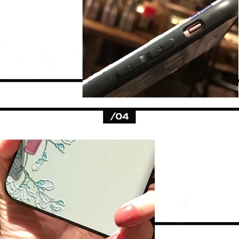 JIBAN китайский Стиль Королевский наряд чехол для Iphone XS MAX XR X 6 6s plus 7 Plus 8 тиснением