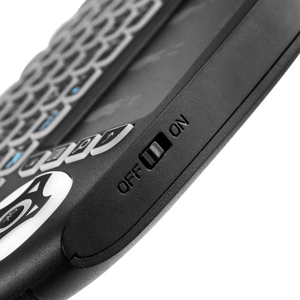 Мини 2 4 ГГц беспроводная QWERTY клавиатура портативная Ручная с тачпадом и