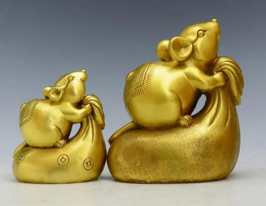 Крыса фэн-шуй из чистой меди | Дом и сад