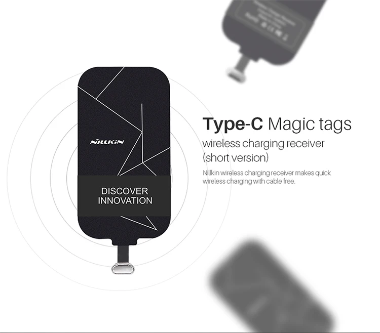 Зарядное устройство для Xiaomi Mi A1 Nillkin Magic tag беспроводной приемник зарядки Oneplus 3/Huawei