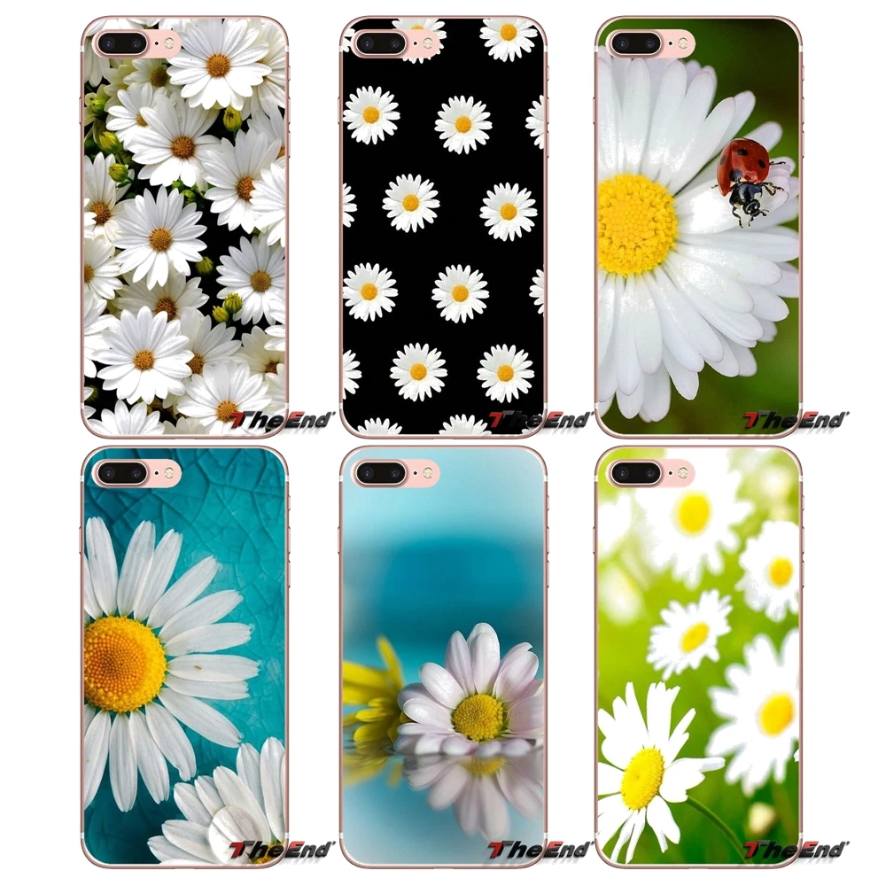 Дизайнерский чехол для iPhone X 4 4S 5 5S 5C SE 6 6S 7 8 Plus Samsung Galaxy J1 J3 J5 J7 A3 A5 2016 2017 Sun Shine Daisy