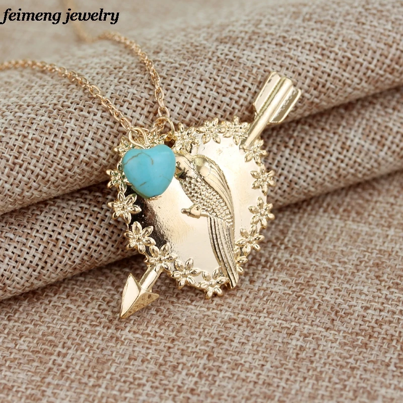 Оптовая продажа 2 две девицы на мели Max попугай кулон ожерелье|necklace free shipping|necklace
