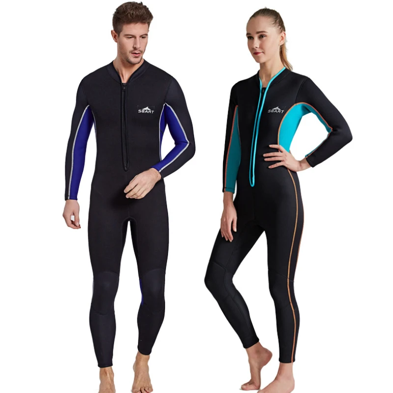 Sbart новый цельный неопреновый костюм для дайвинга 3 мм зимний Женский гидрокостюм