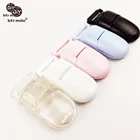 100 шт., пластиковые зажимы для прорезывателя-пустышки, 15 мм