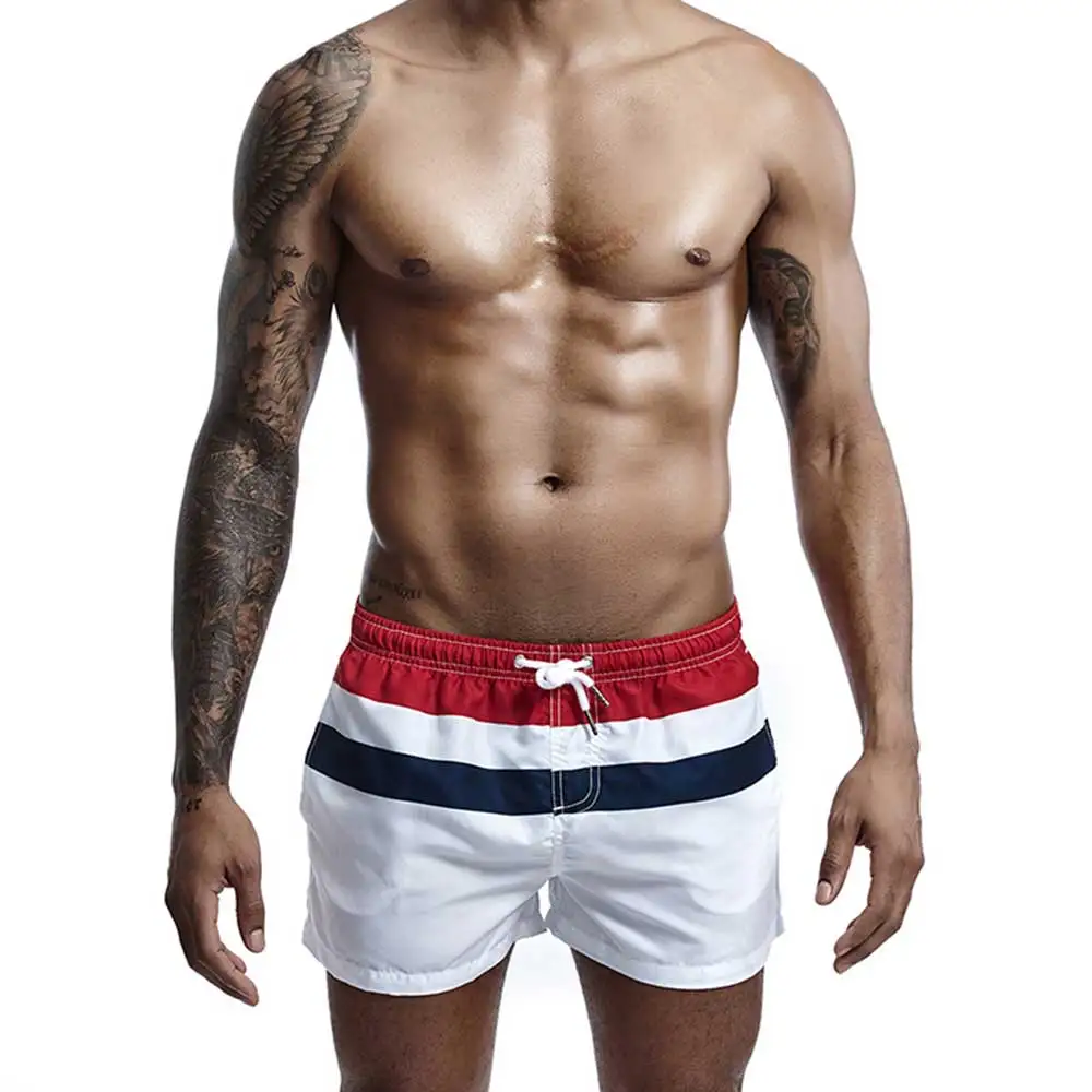 Пляжные праздничные мужские плавки быстросохнущие спортивные купальники для