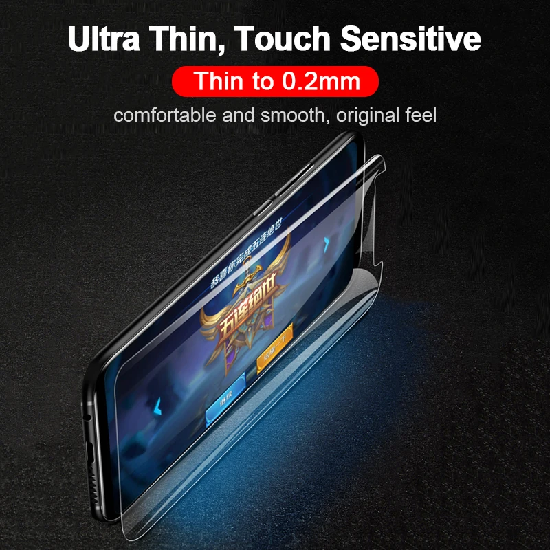 Ясно Защитные пленки для samsung Galaxy Note 9 8 изогнутый край Полное покрытие мягкие