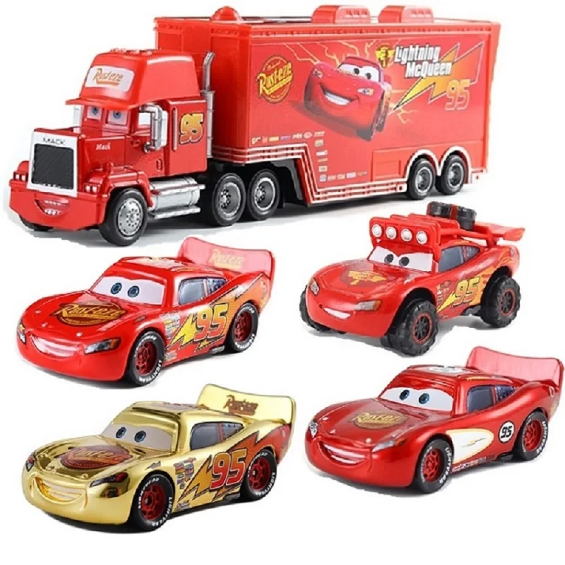 Disney Pixar машина 3 динозавр семейный грузовик Королевство Майк гонки 1:55 литой