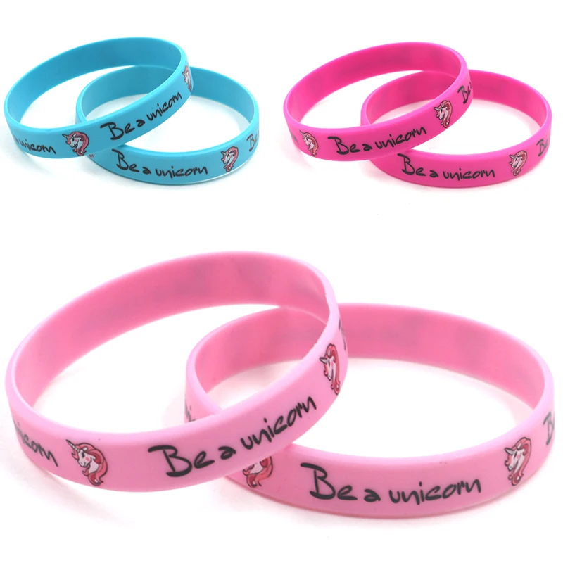 6 шт. радужные браслеты в виде единорога для вечеринки|Украшения своими руками