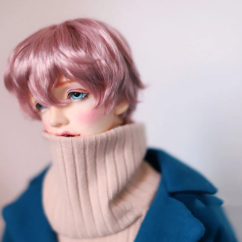Bybrana BJD парик для мальчиков розовые короткие парики кукол 1/3 1/4 1/6 Бесплатная
