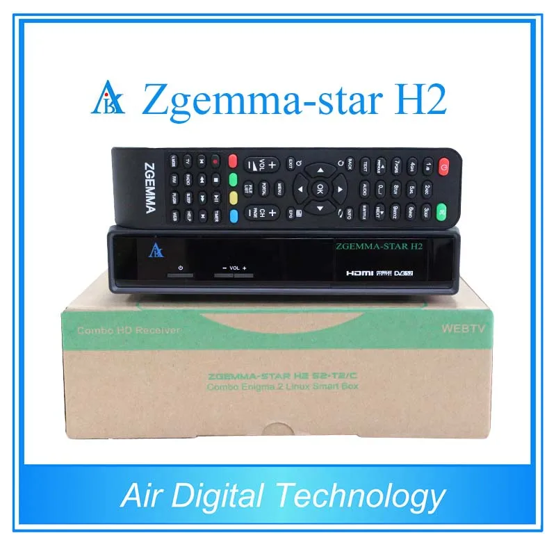 2 шт. Zgemma star H2 цифровой спутниковый ресивер телеприставке комбинированный тюнер с