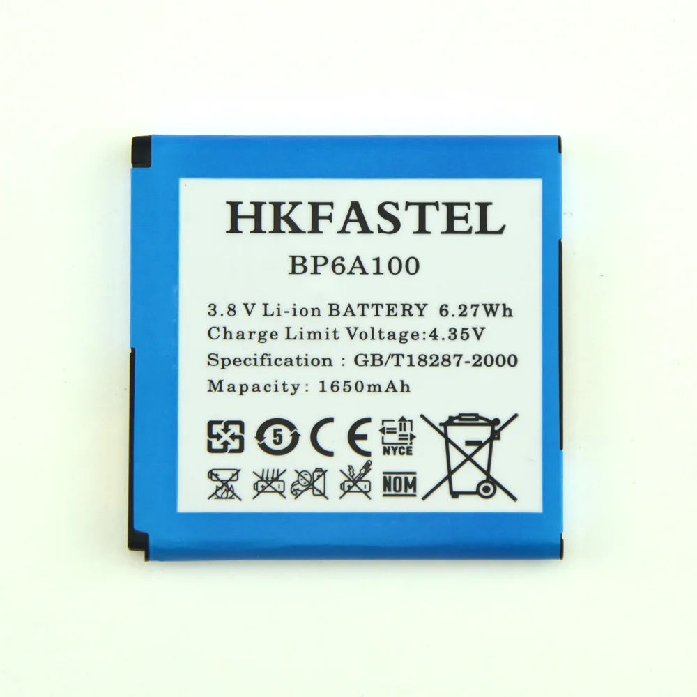 Hkfastel Оригинальный Новый BP6A100 литий-ионный аккумулятор для мобильного телефона