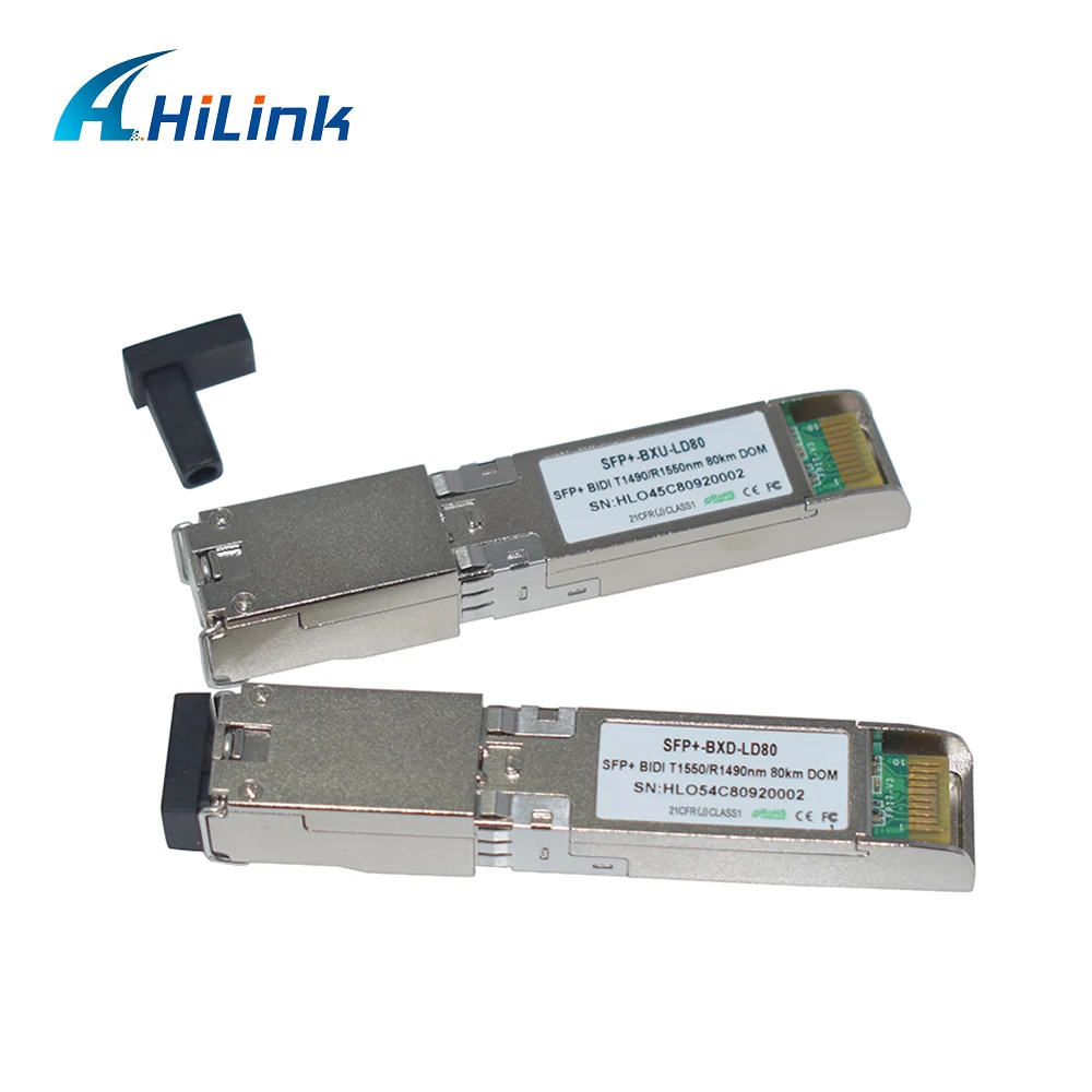 Бесплатная доставка! Одиночное волокно WDM Оптика 10G 1490nm/1550nm 80km DOM BiDi SFP + LC |