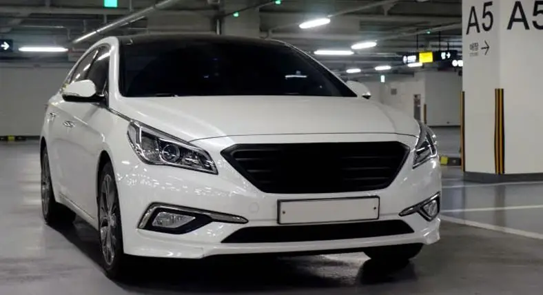 Высокое качество ABS передняя решетка автомобиля без эмблемы для Hyundai SONATA 9 2015