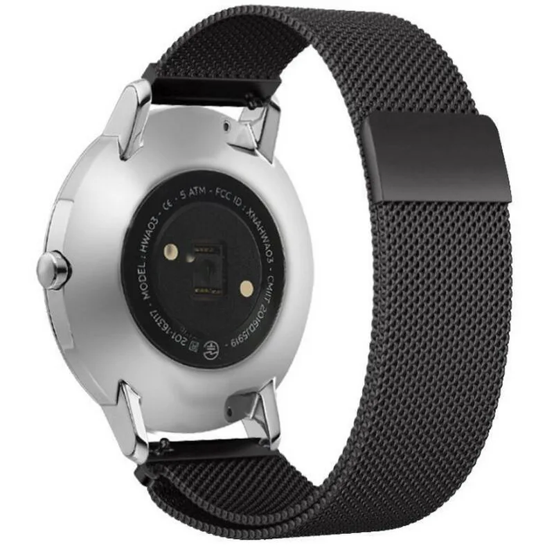 20 мм ремешок из нержавеющей стали Миланская петля для HUAWEI watch 2 Sport Quick Release Pin Watch Band