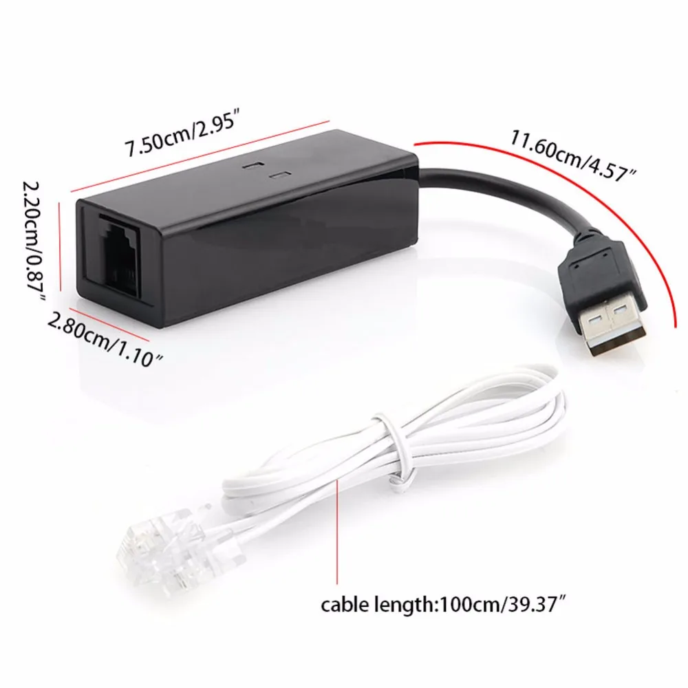 2018 USB 2 0 56 К данных V.92/V.90 телефон факс кабельный модем Windows XP Win10 Win8 Win7|USB-хабы| |