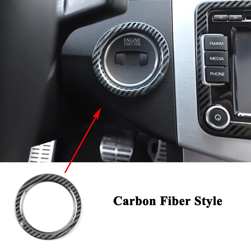 1 шт. декоративная наклейка на крышку переключателя зажигания для Volkswagen VW CC 2009