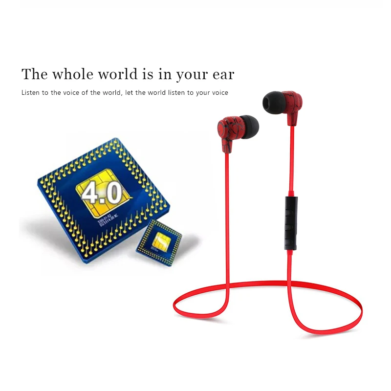 Overfly беспроводные Bluetooth наушники спортивные для бега гарнитура стерео супер бас