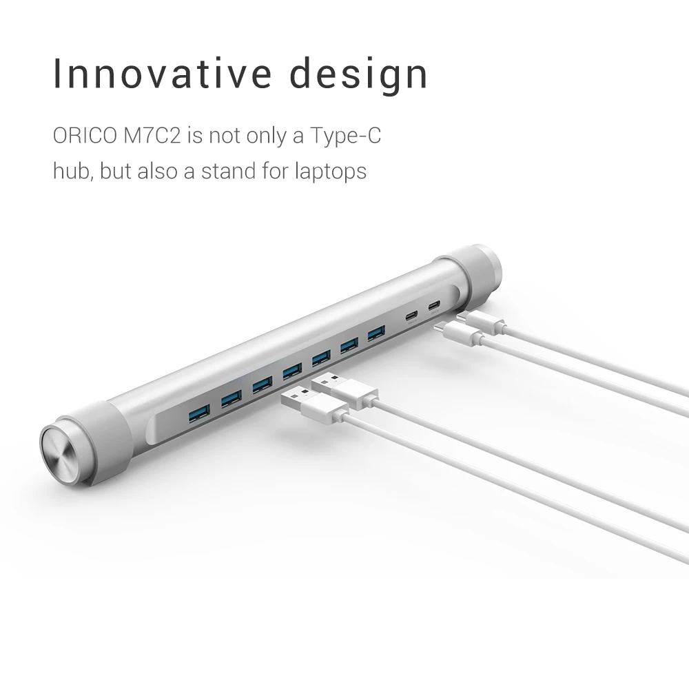 ORICO 7 Порты usb концентратор USB3.0 & Тип c USB Hub 3 0 разветвитель с авто держатели для