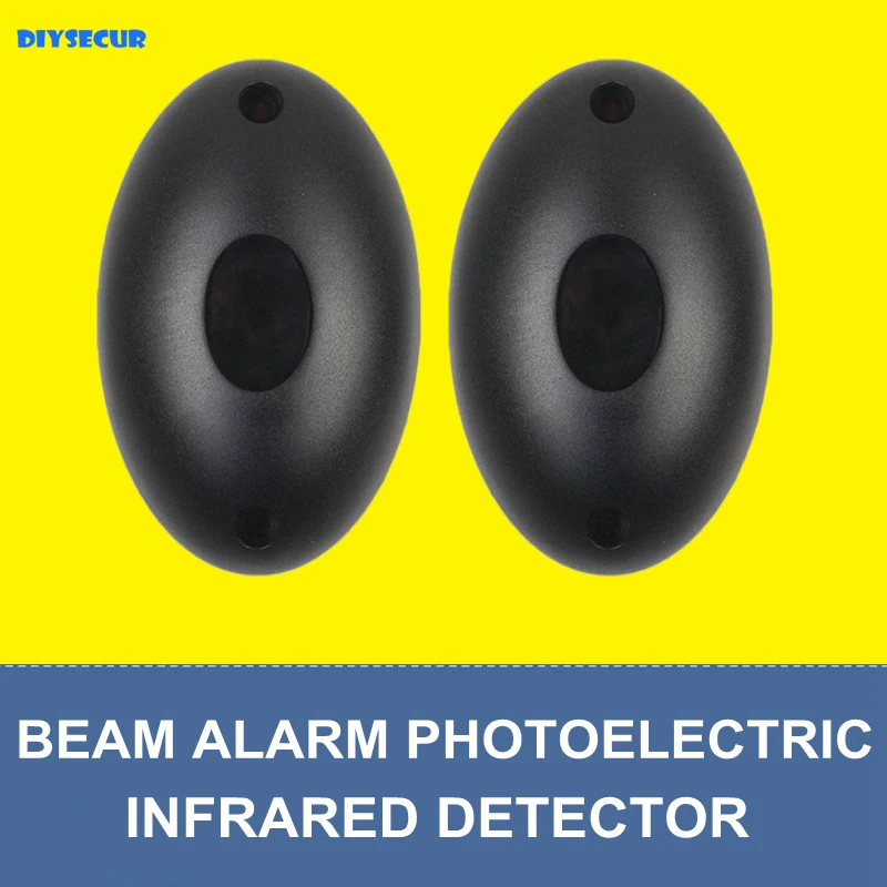 DIYSECUR 2PCS IP55 Automated Gate Safe Infrared Detector Sensor/ Swing /Sliding/Garage / Door Safety Photocells | Безопасность и