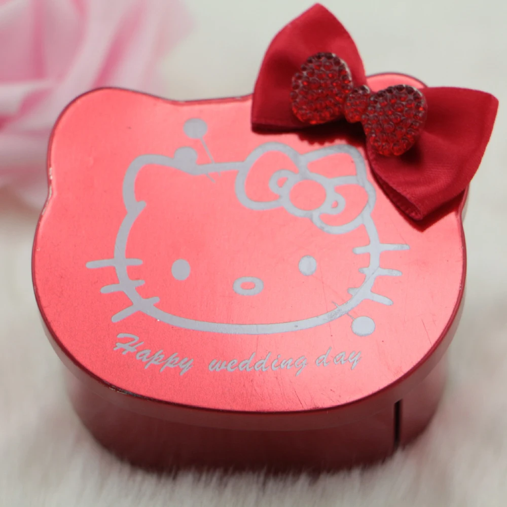 Свадебные украшения KT Cat жестяная тарелка конфетные коробки Hello Kitty форменные