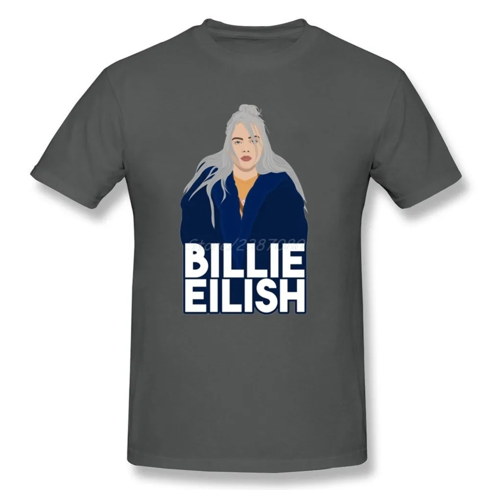 Новая футболка Billie Eilish парная Мужская хлопковая с круглым вырезом большие