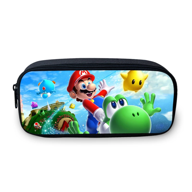 Сумка Super Mario чехол для карандашей аниме держатель косметический мальчиков и