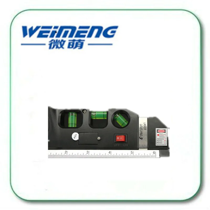 Weimeng новый черный лазерный уровень Горизонтальная Вертикальная измерение