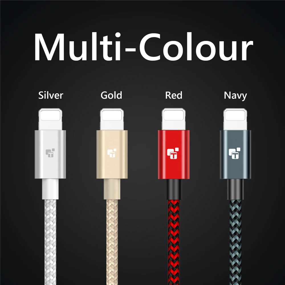 TIEGEM usb кабель для iphone Xs max Xr X 8 7 6 plus 6s 5 s plus ipad mini Кабели быстрой зарядки шнур зарядного устройства для мобильного телефона