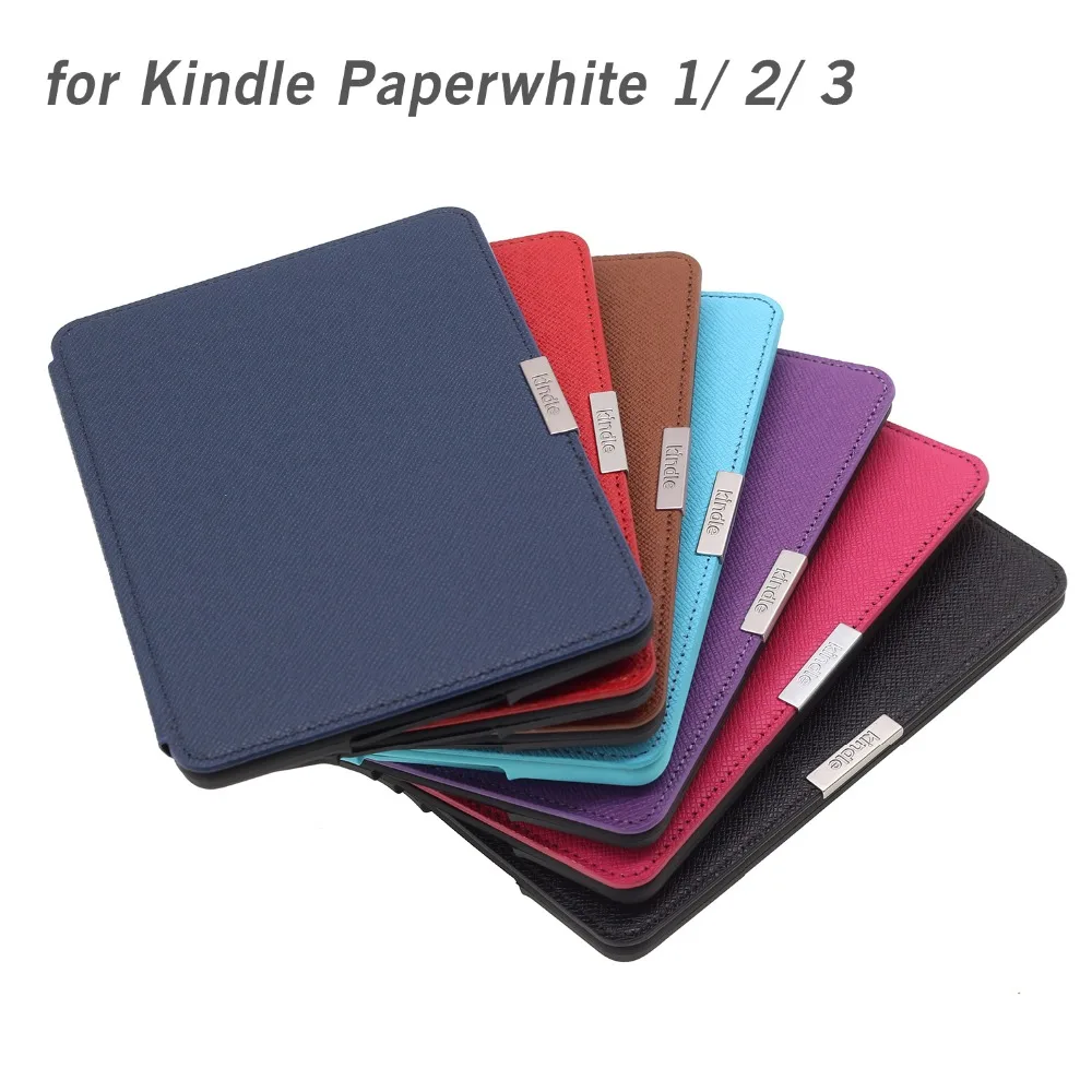 Бесплатная доставка чехол из искусственной кожи для Amazon Kindle Paperwhite 1/2/3