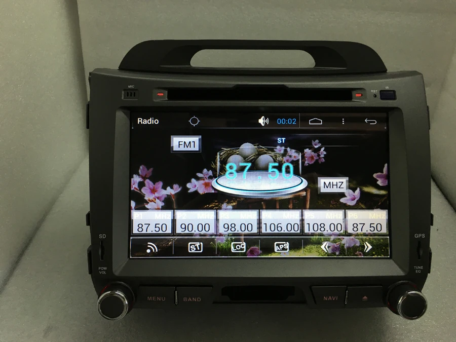 HD 1024x600 2 DIN для Kia Sportage R 2010-2014 4 ядра Android 6.0 автомобиль DVD GPS навигации видео плеер