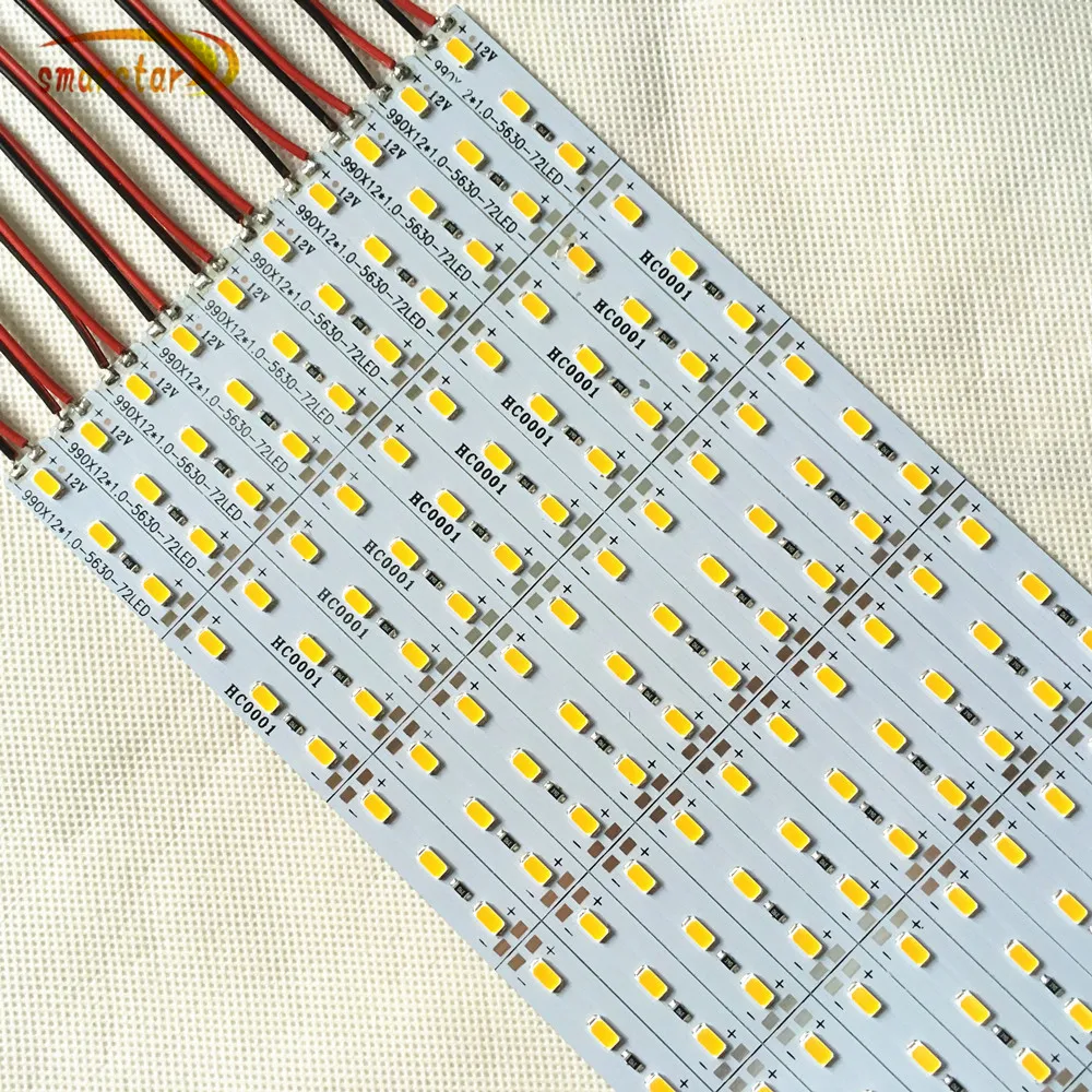 Smarstar Высокая яркость DC 12 V 0 5 m 5630 Led бар свет Жесткая светодиодная лента освещение