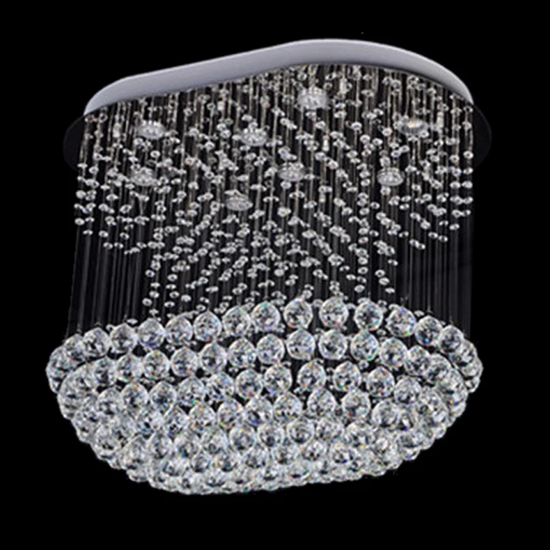 Новый список современный дизайн большая люстра кристалл Роскошные фойе люстры