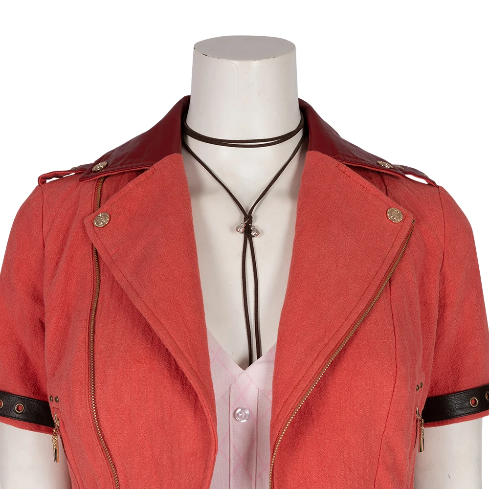 Final Fantasy VII Remake Косплей Aerith Gainsborough костюм игры FF7 женщин Хэллоуин платье COSPLAYONSEN