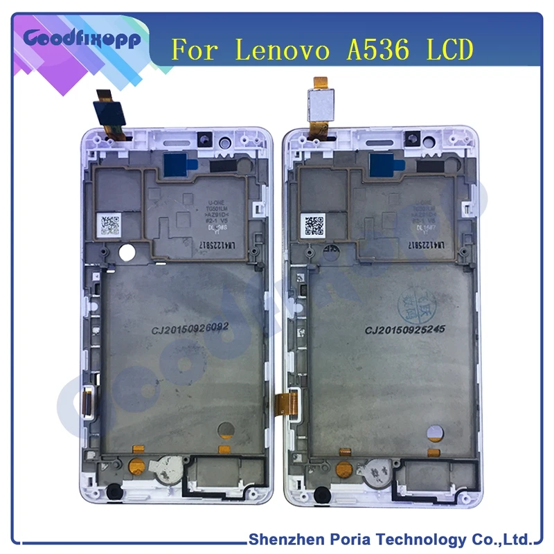 Для Lenovo A536 ЖК дисплей сенсорный экран дигитайзер в сборе оригинальный для замена