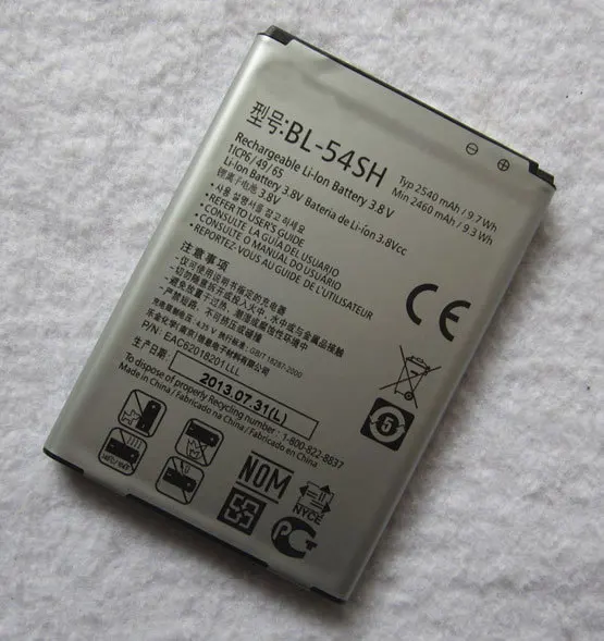 ALLCCX Высокое качество батареи мобильного телефона BL-54SH/BL-54SG для LG D725 D410 F260 F260K F260L